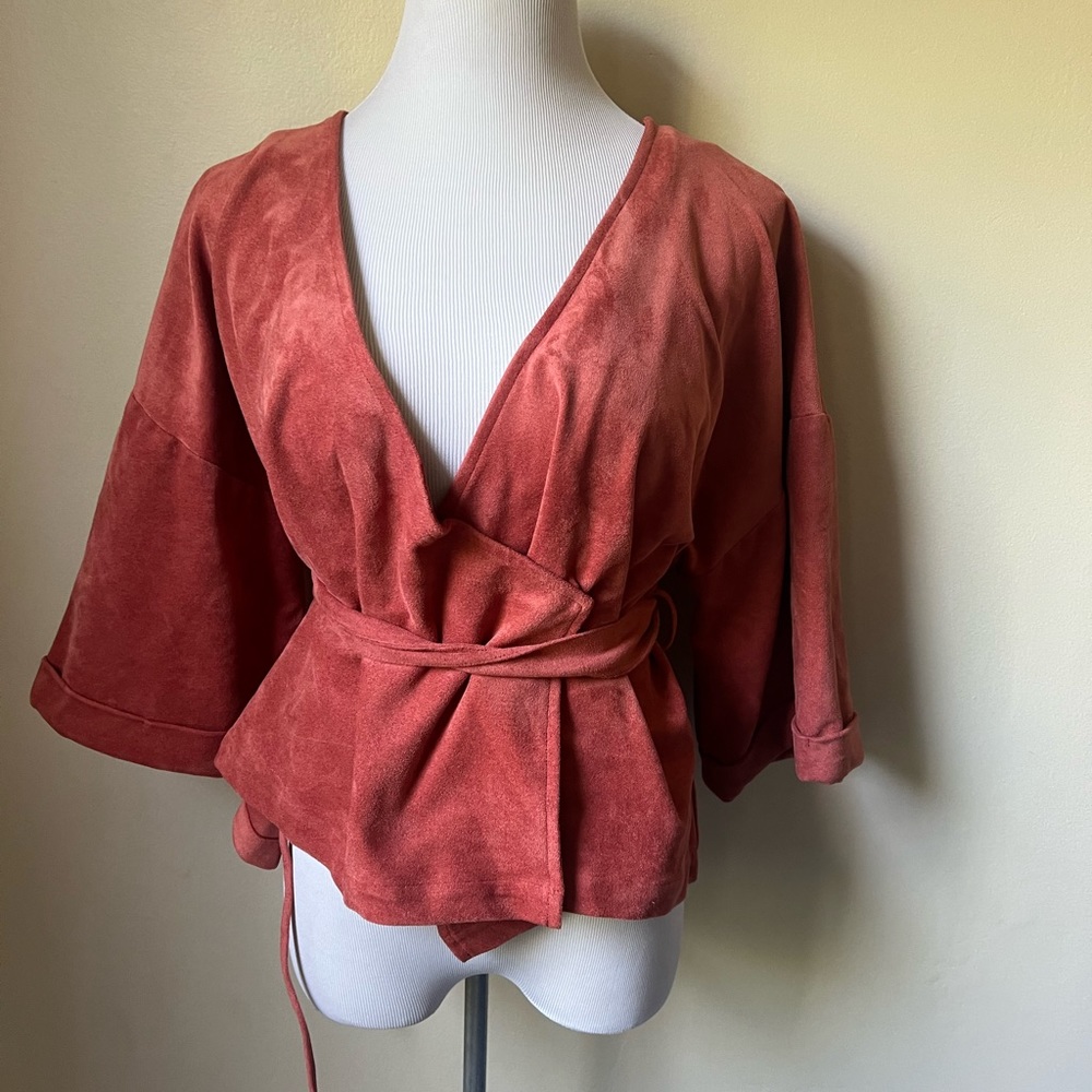Revolve Tularosa Rory Wrap Jacket, size medium - Picture 3 of 6